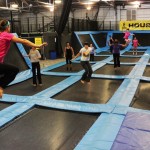 Taking a trampoline class is a fun way to get in shape     photo: courtesy house of air
