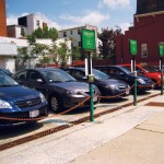 A fleet of zipcars awaiting their drivers    photo: Tvol / flickr