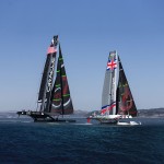 Oracle Team USA AC72 launch and first trials    photo: courtesy 2012 Guilain Grenier/Oracle Team USA