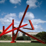 Mark di Suvero, Are Years What? (for Marianne Moore), 1967; painted steel; 480 x 480 x 360 in.; photo: Lee Stalsworth; © Mark di Suvero