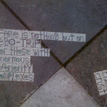Elvis Christ sidewalk poems