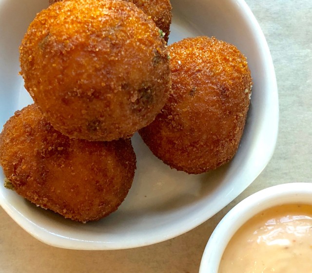 Marina Times Crab arancini an ideal holiday appetizer