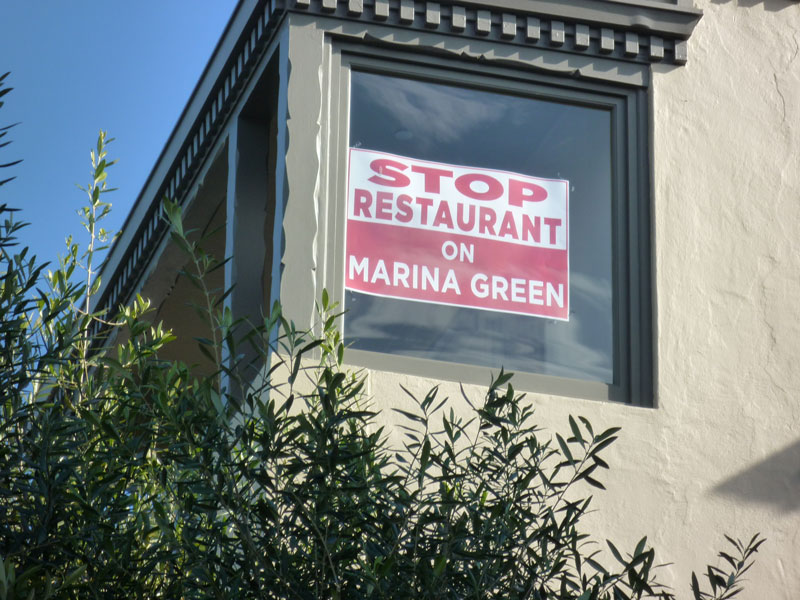 Marina Times Neighbors clash over plans for Marina Green