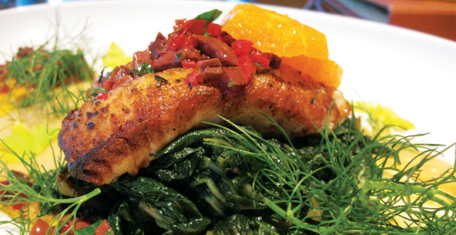 Local black cod at the Lodge Restaurant (photos: bo links)