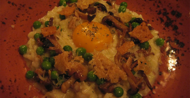 Delicious risotto al carbonara at Kenwood Inn (photo: Bo Links)