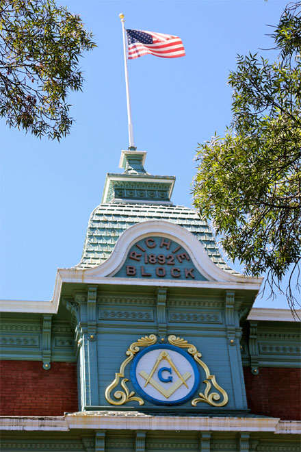 Historic architecture in downtown St. Helena (photo: Garrick Ramirez)