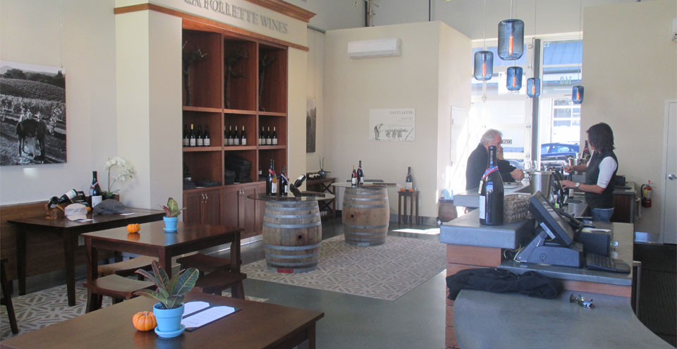 Taste La Follette wines in the tasting room at The Barlow, Photo credits: Bo Links