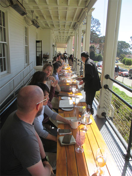 Enjoy brunch on the porch at Murray Circle (photo: Bo Links)