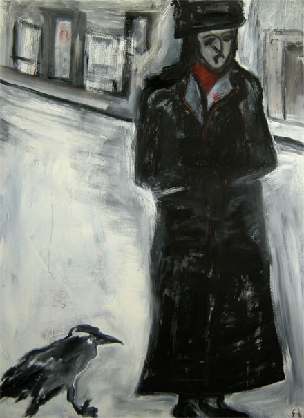 Mother Russia, 1990, 66 x 48 inches, oil on canvas.