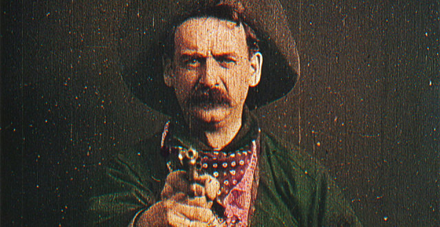 The Great Train Robbery introduced a storyline to early silent films.