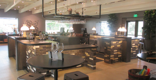 The tasting room at Cairdean Estate