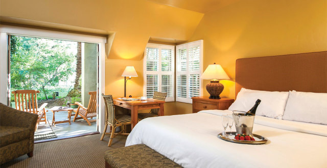 Garden view room at Wine and Roses. (photo: courtesy Wine and Roses Hotel)