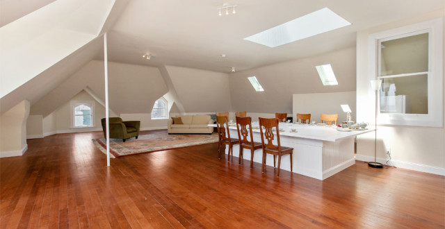 a top-floor ballroom