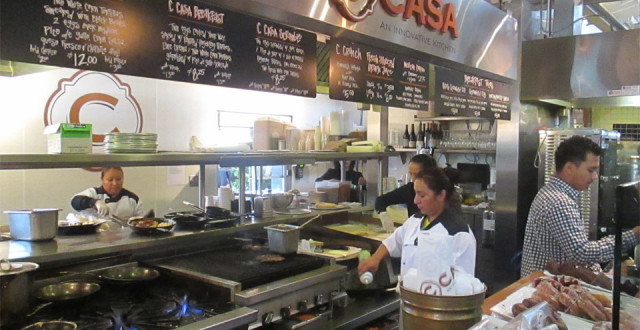 Enjoy a delicious meal from C Casa. Photo: Bo Links