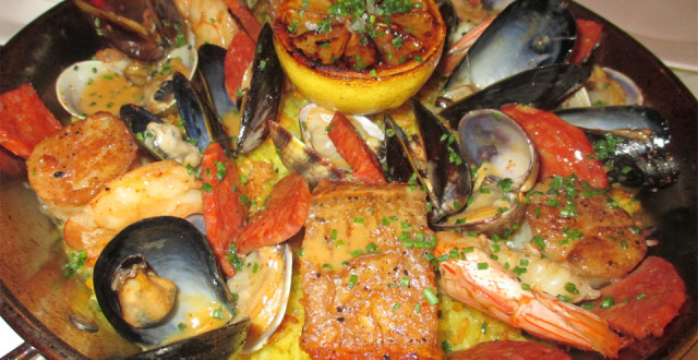 Delicious seafood paella at El Dorado Kitchen. Photo: Bo Links
