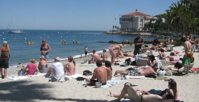 The scene at Descanso Beach Club. Photo: Bo Links