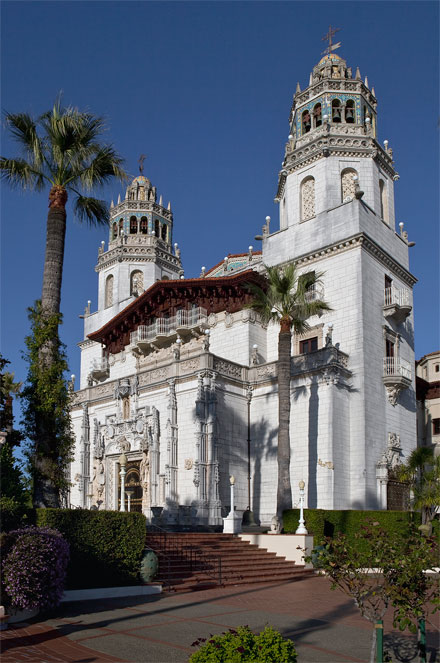 Main House, Hearst Castle, San Simeon, CA. Photo Courtesy Hearst Castle State of CA. All Rights Reserved