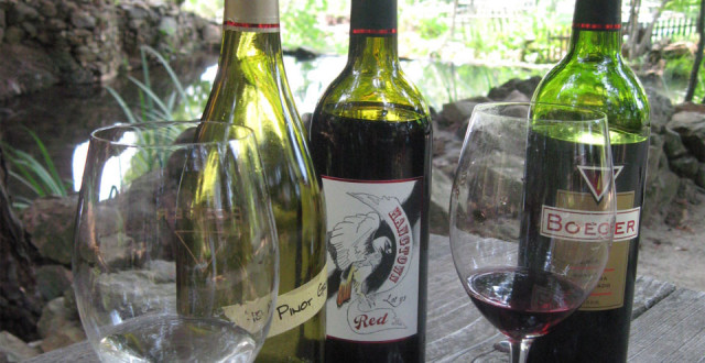 Enjoy Boeger Wines. Photo: Bo Links