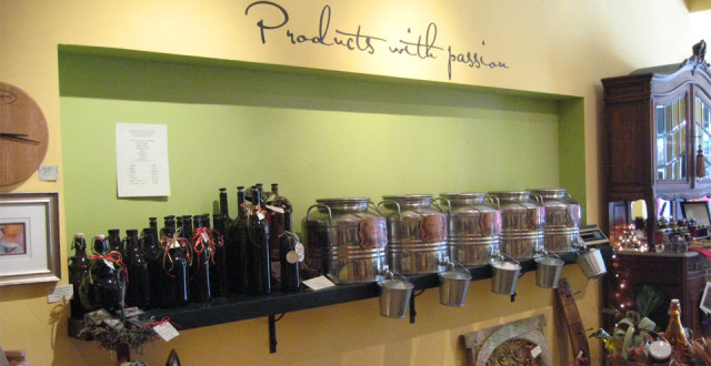 Find olive oil at Winterhill (Photo: Bo Links)