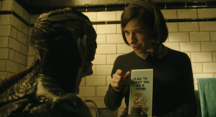 Doug Jones and Sally Hawkins in the film The Shape of Water.  Photo Courtesy of Fox Searchlight Pictures, ©2017 Twentieth Century Fox Film Corporation