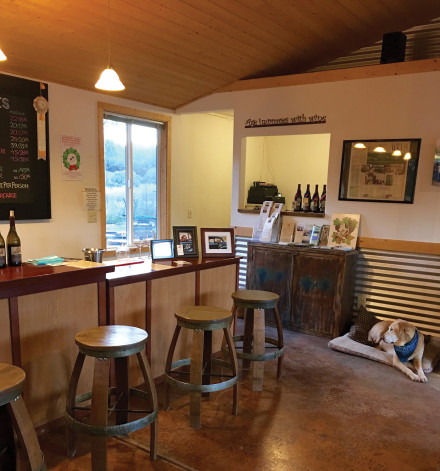 The charming tasting room at Lula Cellars. Photo: Susan Dyer Reynolds