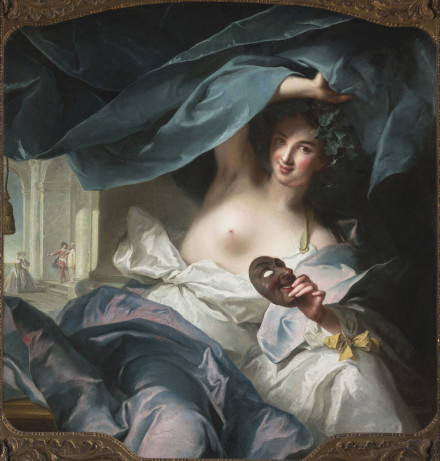 Jean-Marc Nattier (French, 1685–1766), “Thalia, Muse of Comedy,” 1739. Image courtesy of the Fine Arts Museums of San Francisco