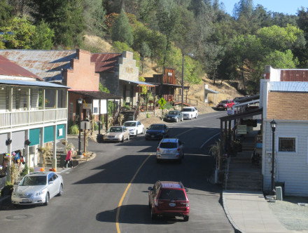 Downtown Amador City from the Imperial Hotel. Photo: Bo Links
