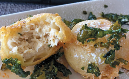 Crab doughnuts from The Grotto. Photo: Susan Dyer Reynolds