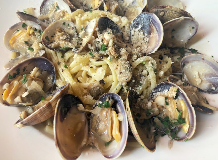 Linguine and clams at North Beach Restaurant. Photo: Susan Dyer Reynolds
