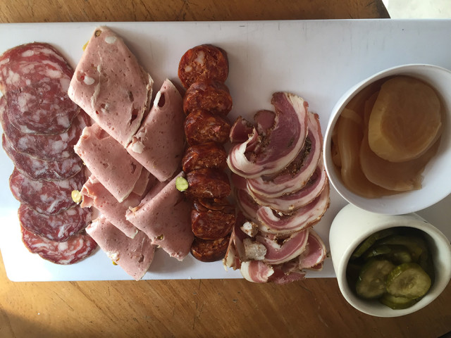 Artisan salumi from Fatted Calf. Photo by Patty Burness