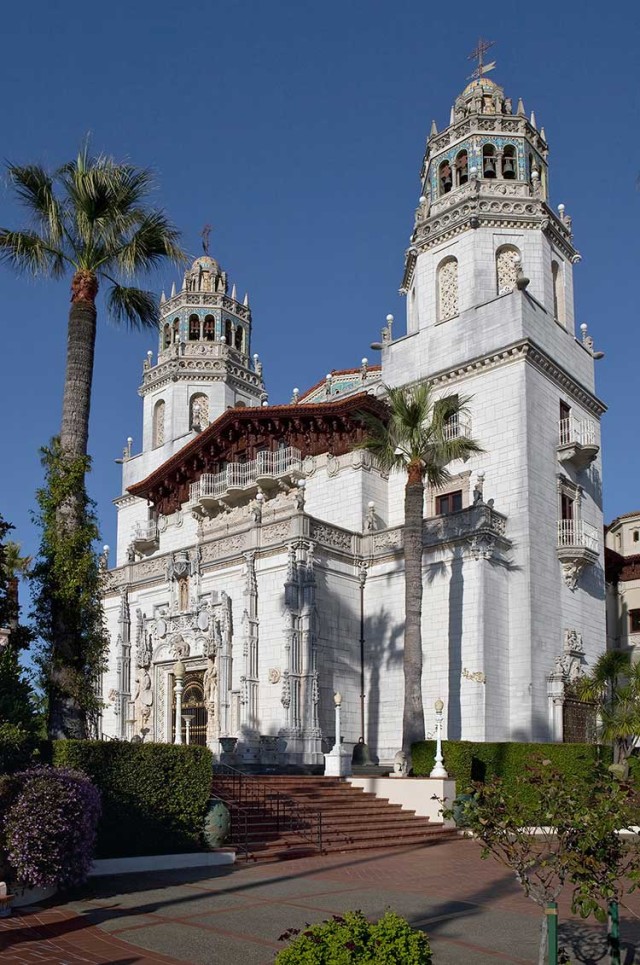 Main House, Hearst Castle, San Simeon, CA. Courtesy Hearst Castle/CA State Parks/All Rights Reserved 