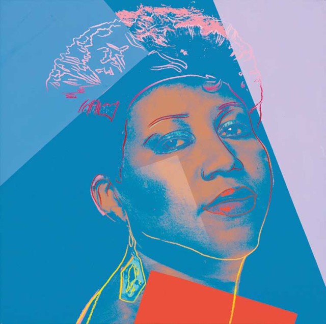 Andy Warhol, Aretha Franklin, 1986. © The Andy Warhol Foundation for the Visual Arts, Inc. / Artists Rights Society (ARS) New York.