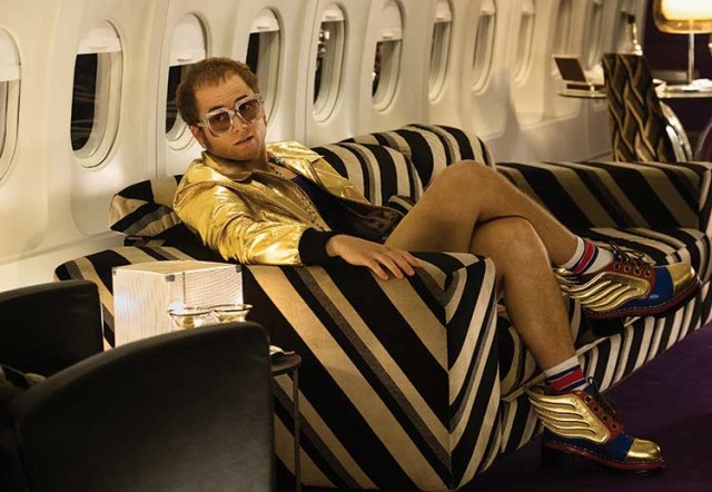 Taron Egerton as Elton John in Rocketman. photo: Paramount Pictures.