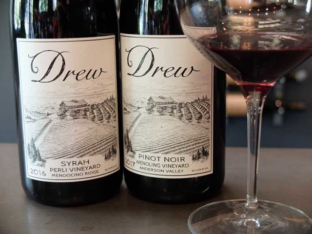 Small lot estate wines from Drew Family. PHOTO: Bo Links
