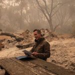 Gov. Gavin Newsom at the site of the September North Complex Fire. Photo: Office of the Governor of California