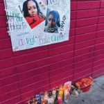 A makeshift memorial to Emma Hunt in the Tenderloin near the place of her murder. Photo: Used with Permission