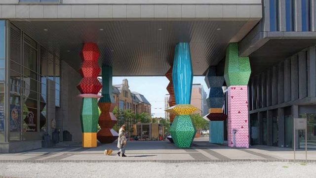 Totemy by Alicja Biala and Iwo Borkowicz (2019). Photo: curatorsquaredvirtualviews.com