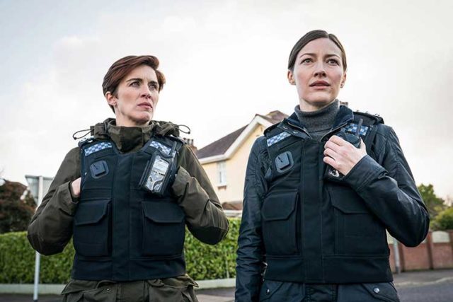 Vicky McClure and Kelly Macdonald in Line of Duty. Photo: Courtesy of the BBC