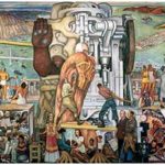 Detail of The Marriage of the Artistic Expression of the North and of the South on This Continent (Pan American Unity) by Diego Rivera, 1940. Image Courtesy City College of San Francisco.
