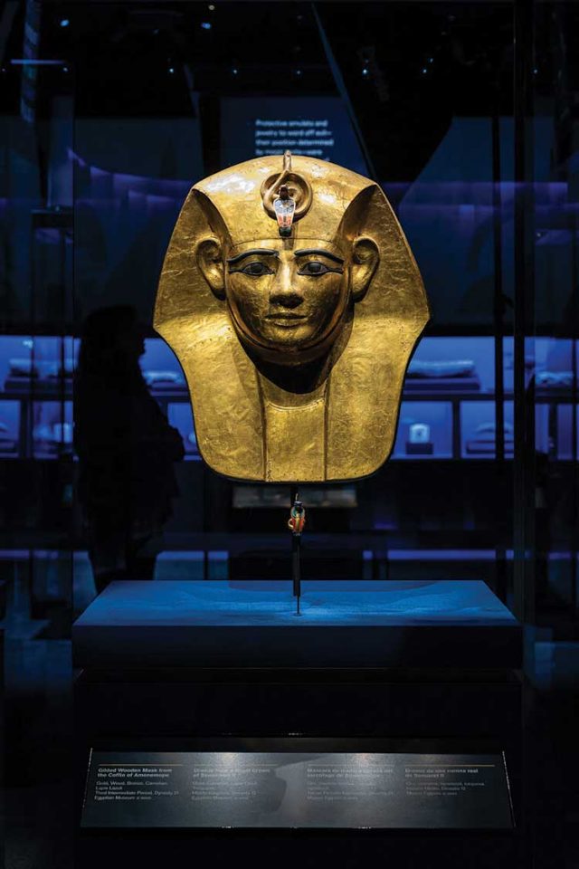 Installation view of “Ramses the Great and the Gold of the Pharaohs” Photo: World Heritage Exhibitions