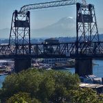 Catch-a-faint-glimpse-of-Mt.-Rainier-through-the-Murray-Morgan-Bridge. Photo: Bo Links