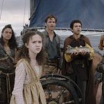 Chloe Coleman Michelle Rodriguez, Chris Pine, Justice Smith, and Sophia Lillis in Dungeons & Dragons: Honor Among Thieves from Paramount Pictures and eOne. Photo: © 2023 Paramount Pictures