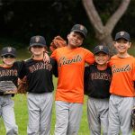 Members of the Junior Giants, an organization that teaches not only baseball, but also how to become good citizens and contributors to society. Photo: S.F. Giants